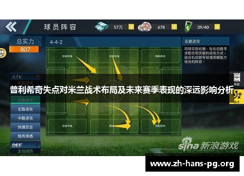 普利希奇失点对米兰战术布局及未来赛季表现的深远影响分析